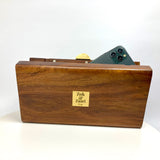 Bottom Wide Wooden Handbag