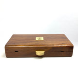 Bottom Wide Wooden Handbag