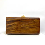 Bottom Wide Wooden Handbag