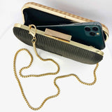 Plaid Clutch Handbag