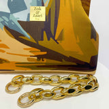 Anthro Digital Print Frame Handbag