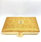 Zok and Zaari Gold Brocade Clutch Handbag