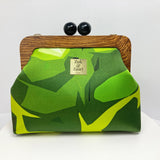 Zok and Zaari Digital Printing Teakwood wrist handbag