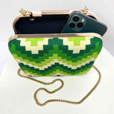 Staircase Clutch Handbag