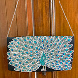 Zok and Zaari Hand embroidered black purse