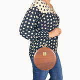 Zok and Zaari Wooden Clutch handbag