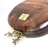 Zok and Zaari Wooden Clutch handbag