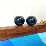 Zok and Zaari Handmade Blue Teakwood Wrist Bag