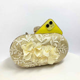 Shimmer Gold Clutch Handbag