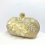 Shimmer Gold Clutch Handbag