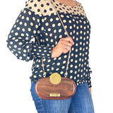 Hold Me Wood Clutch Handbag