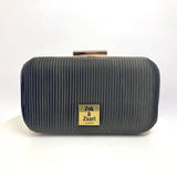 Zok and Zaari Yellow Brocade Clutch Handbag