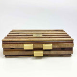 Zebra Wooden Handbag