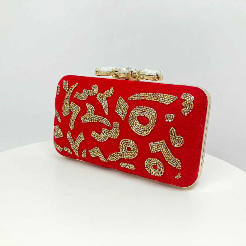 Intricate Clutch Handbag
