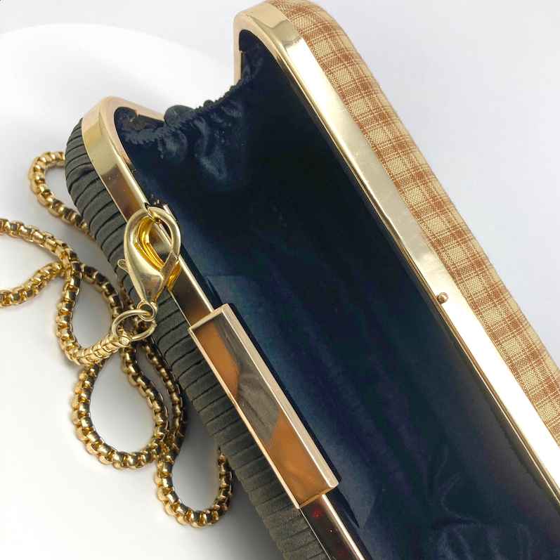 Plaid Clutch Handbag