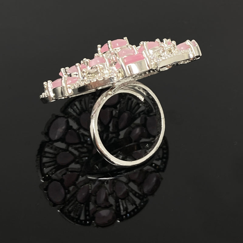 Baby Pink Cocktail Ring