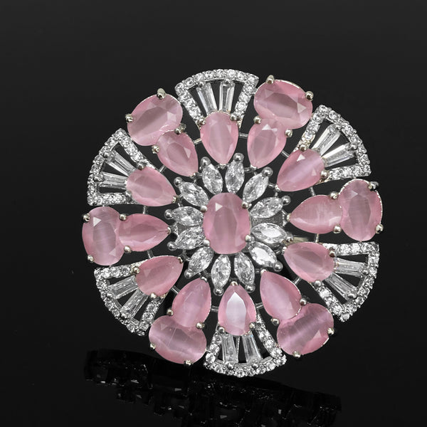 Baby Pink Cocktail Ring