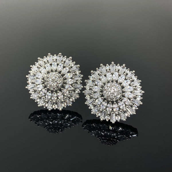 Crystal Circle Earrings