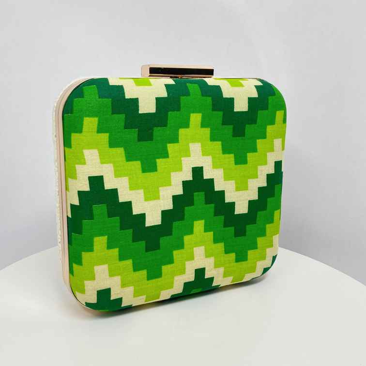 Staircase Clutch Handbag