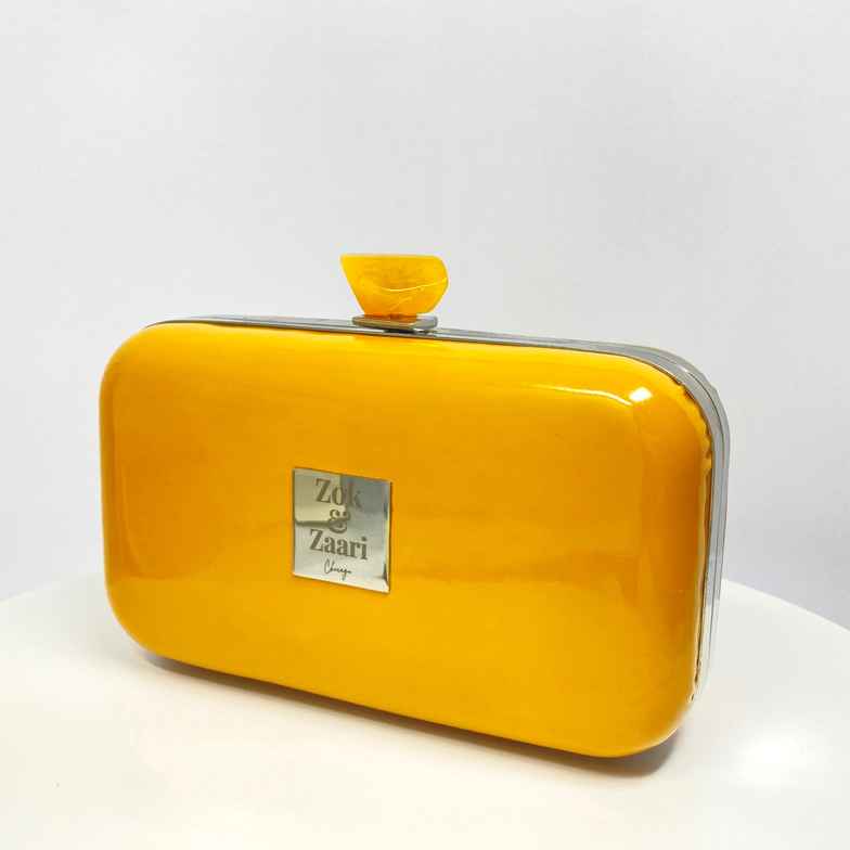 Mustard Clutch Handbag