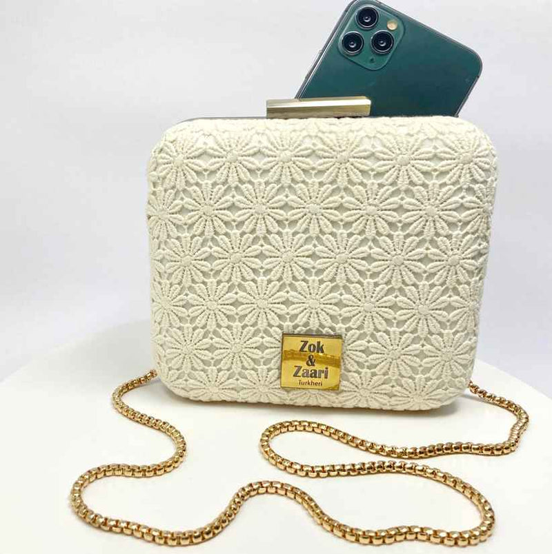 Staircase Clutch Handbag