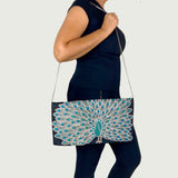 Zok and Zaari Hand embroidered black purse