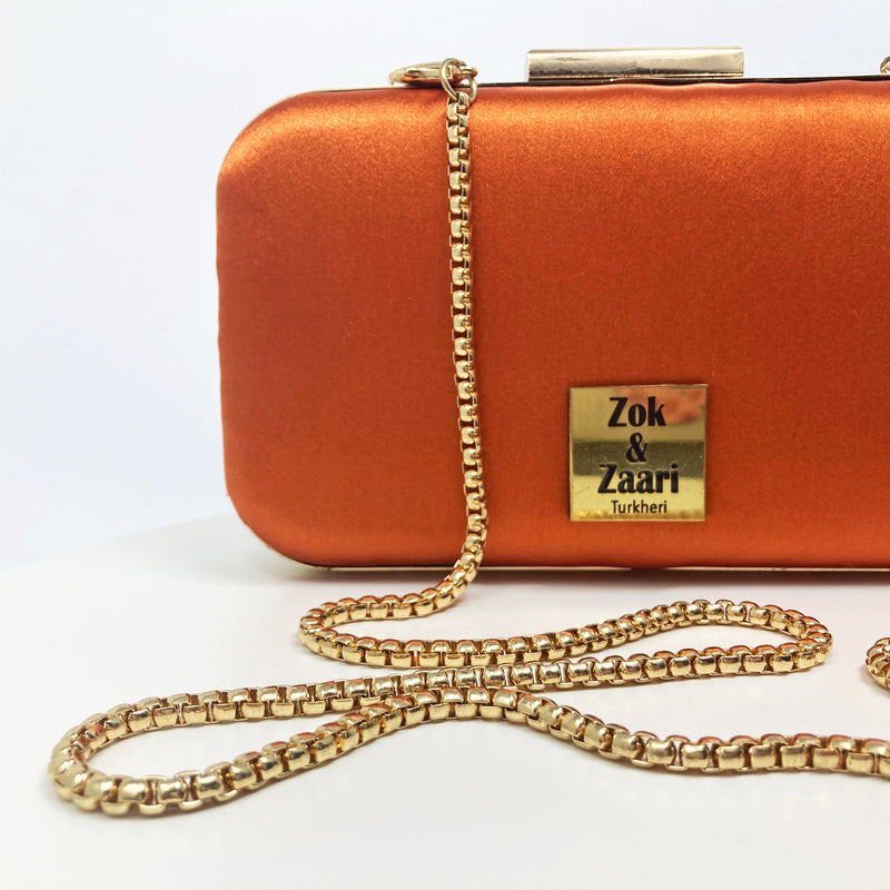 Rusty Clutch Handbag