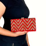 Zok and Zaari Hand embroidered clutch handbag