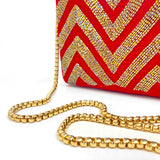 Zok and Zaari Hand embroidered clutch handbag