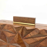 Prizm Wood Clutch Handbag