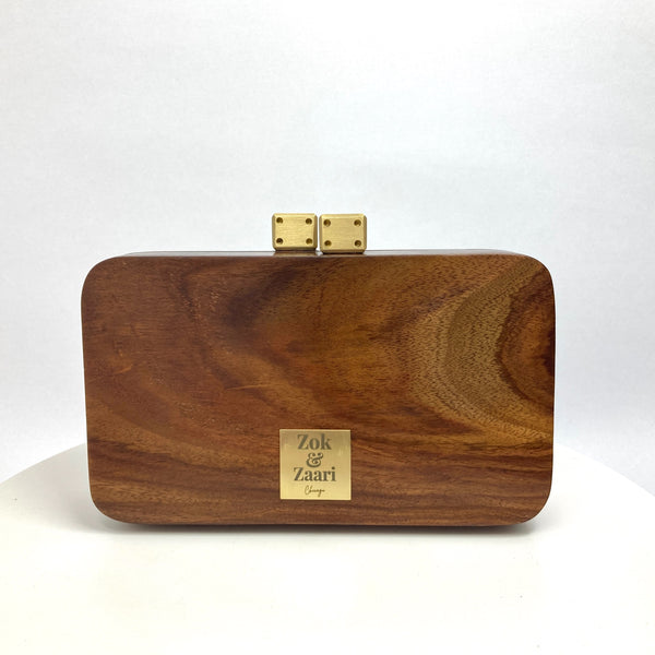 Zok and Zaari Wooden Handbag