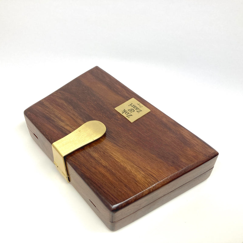 Zok and Zaari Wooden Clutch handbag